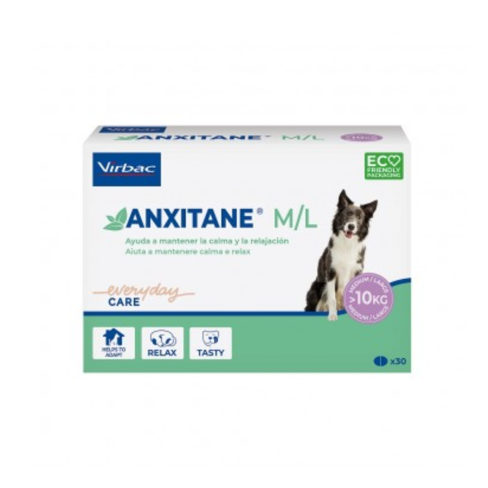 Virbac - Anxitane M Intrgratore Stress e Ansia Cane Gatto Confezione 30 Compresse
