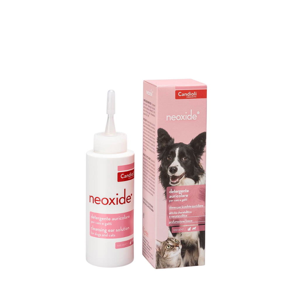 Candioli - Neoxide Detergente Auricolare Cane e Gatto Confezione 100 Ml