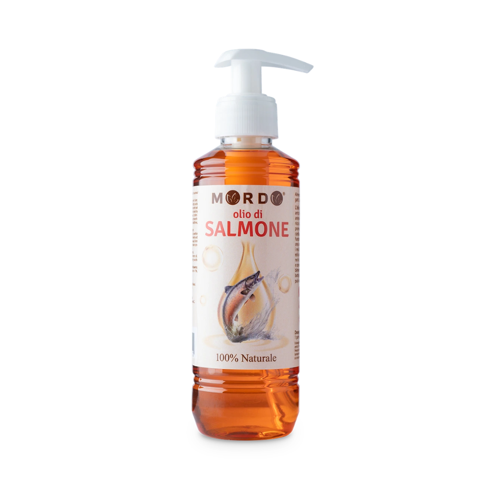 Mordo - Olio di Salmone 100% Naturale per Cani e Gatti 250 ml