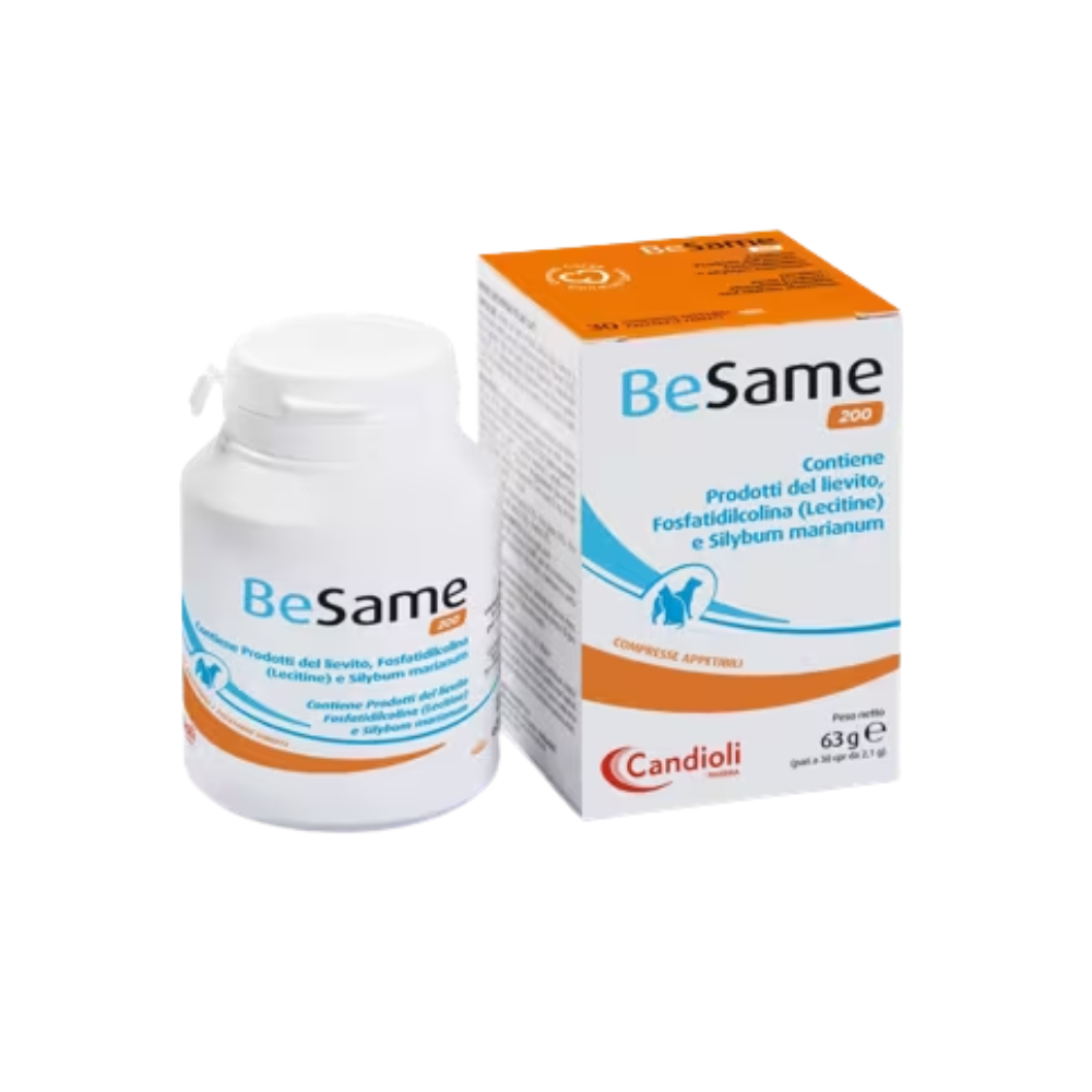 Candioli - BeSame 200 Integratore Fegato Cane e Gatto Confezione 30 Compresse