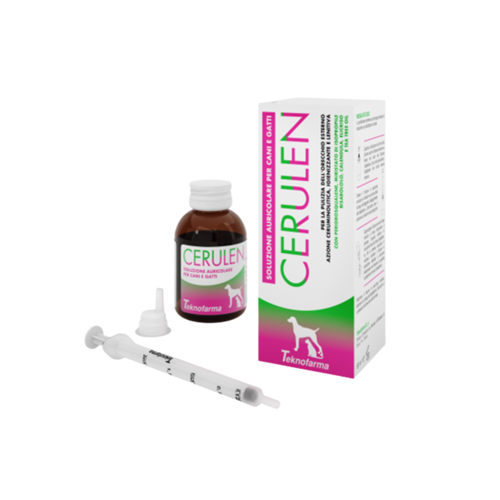 Cerulen - Detergente Auricolare Cane e Gatto Confezione 50 Ml