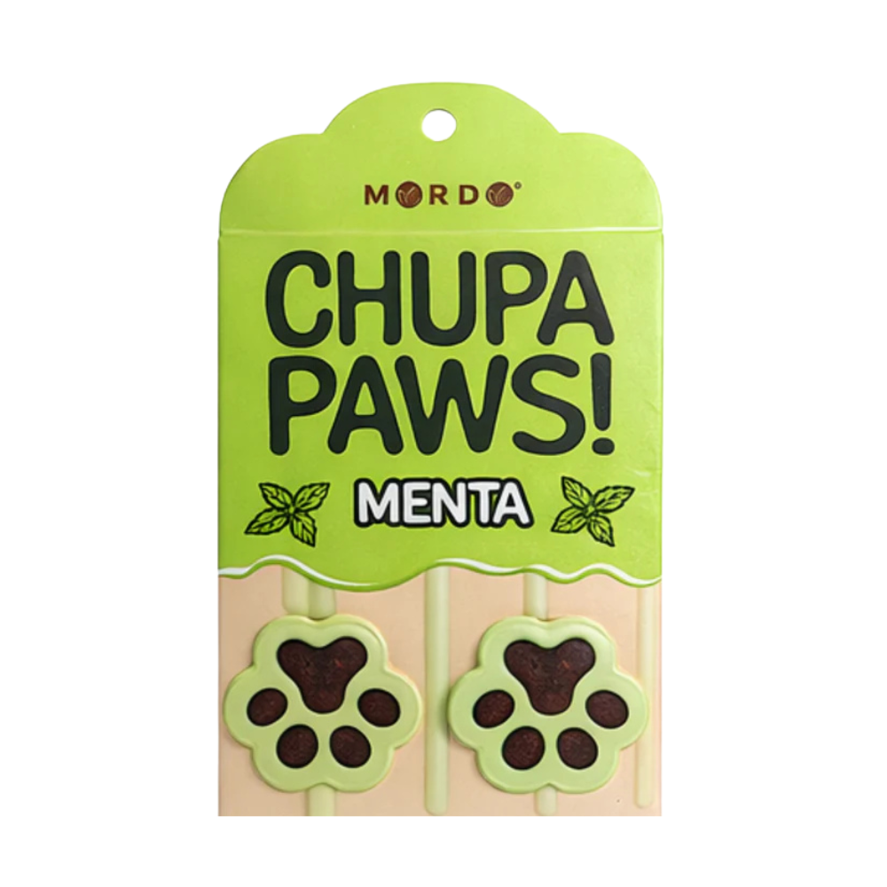 Mordo - Chupa Paws Menta Lecca Lecca Cane Confezione 5 Pezzi