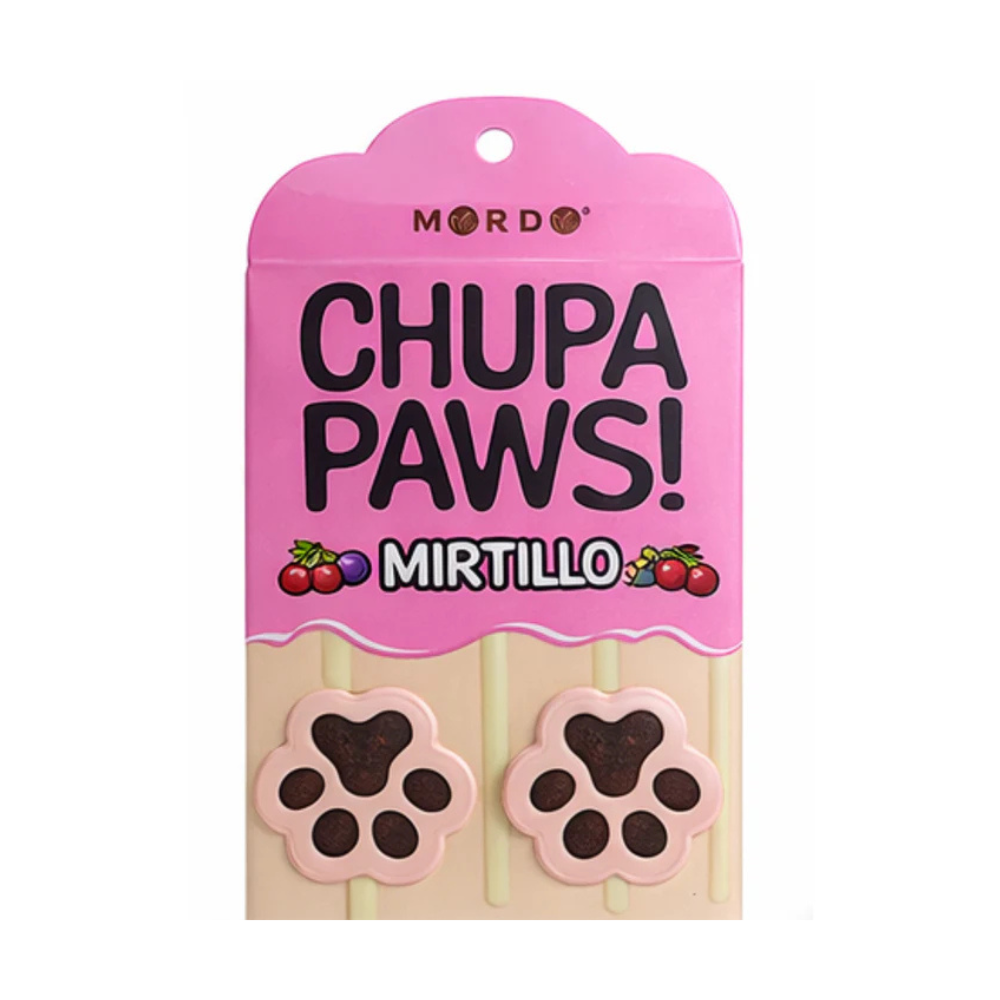Mordo - Chupa Paws Mirtillo Lecca Lecca Cane Confezione 5 Pezzi