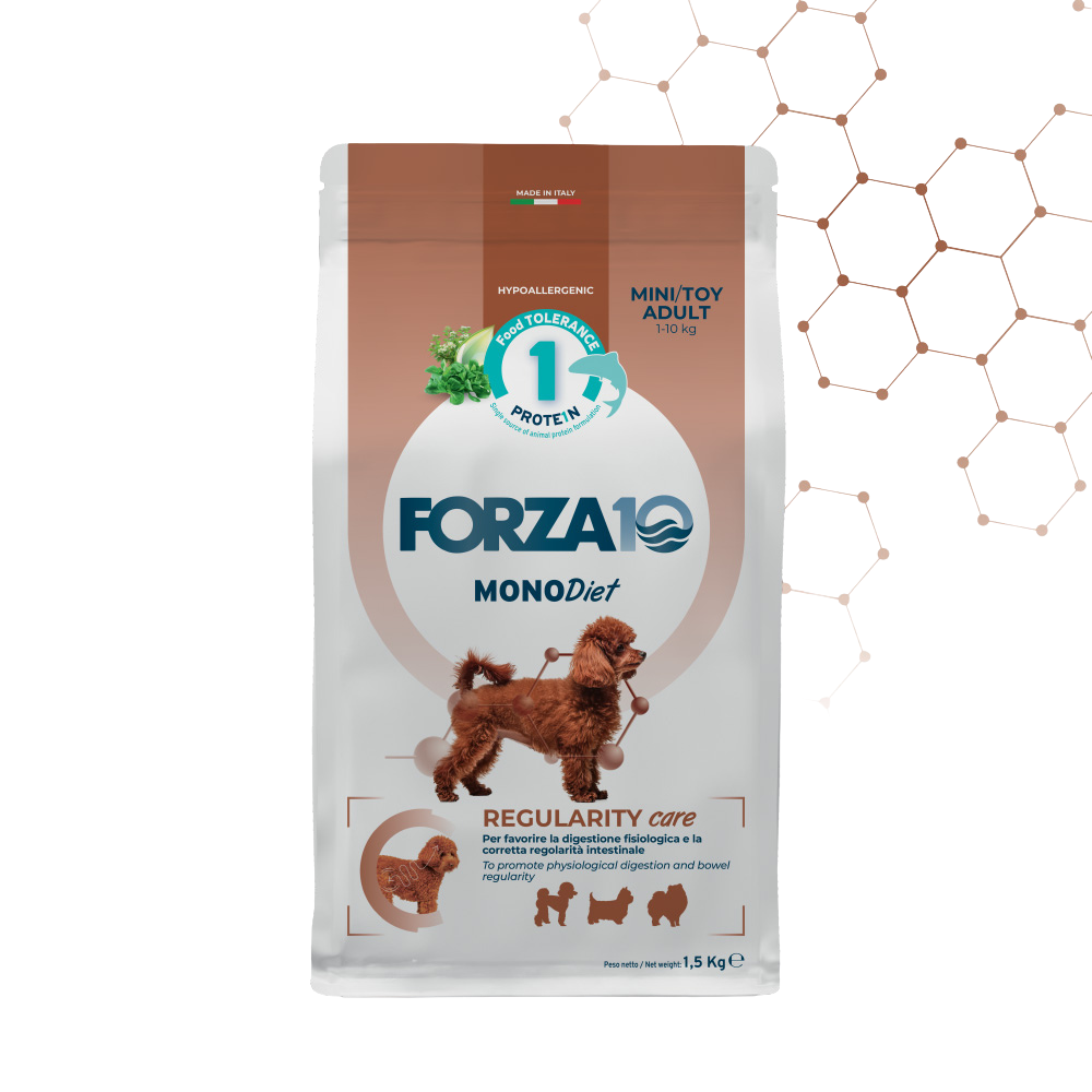 Forza10 - Regularity Care Mini/Toy Adult Crocchette per Cani Confezione 1,5 Kg