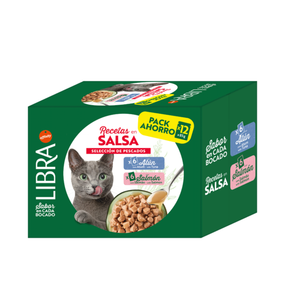 Libra - Ricette in Salsa Gusto Pesce Gatto Confezione 12 Pezzi