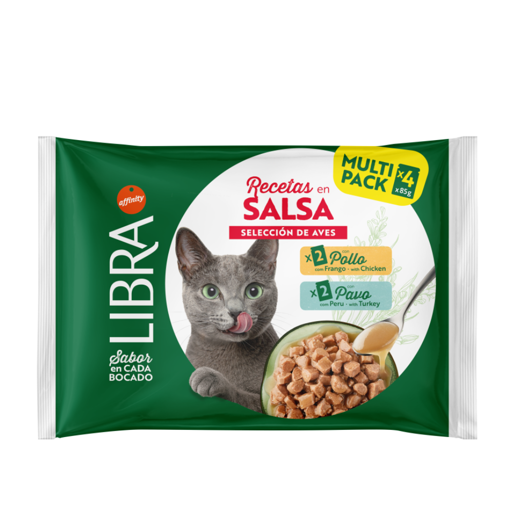 Libra - Ricette in Salsa Gusto Pesce Gatto Confezione 4 Pezzi