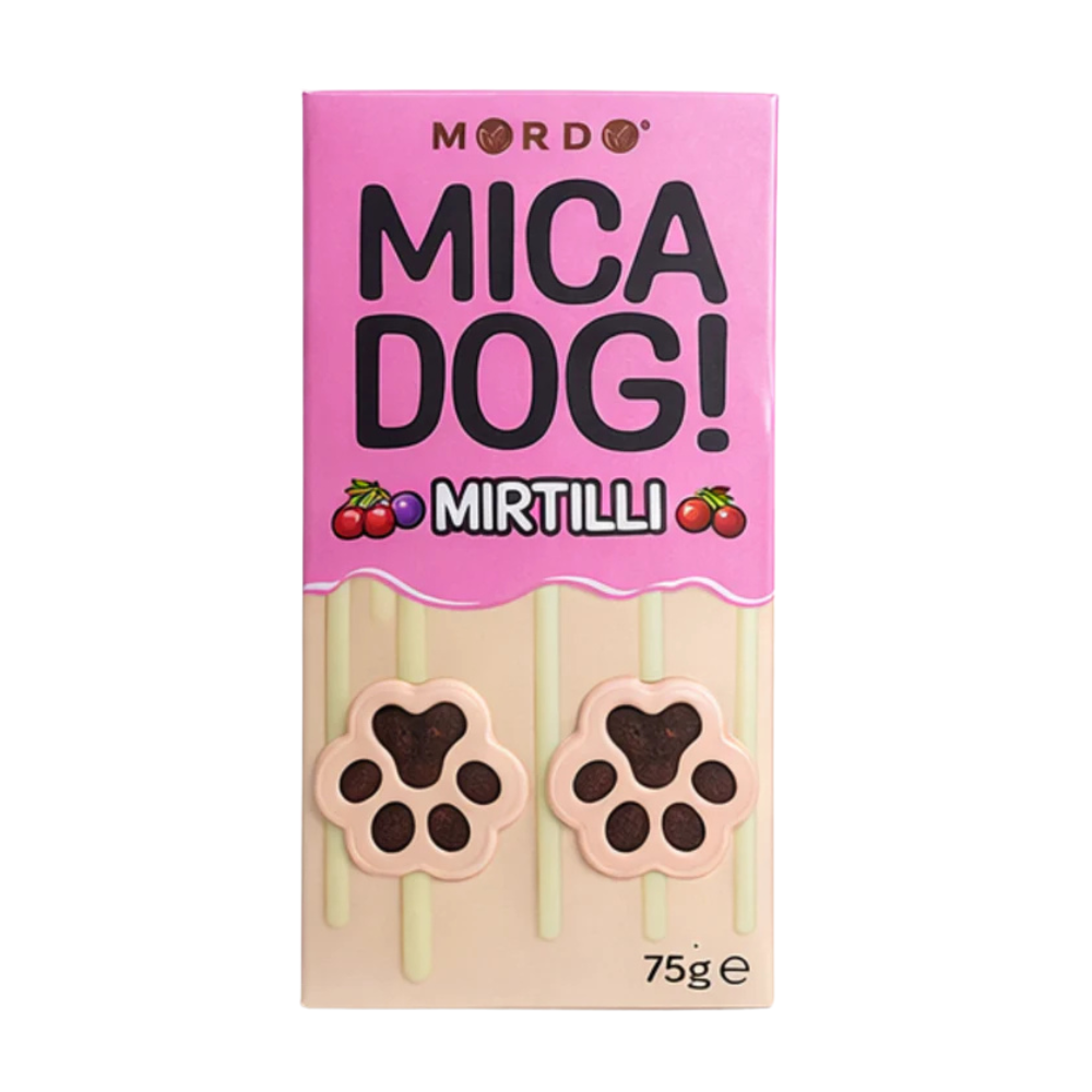 Mordo - Mica Dog Snack Cane Gusto Mirtilli Confezione 75 Gr