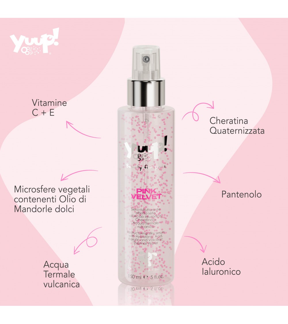 Yuup! - Pink Velvet Siero Ristrutturante Confezione 150 Ml
