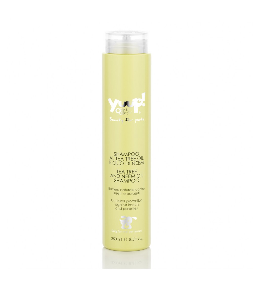 Yuup! - Shampoo Tea Tree Oil e Olio di Neem Azione Antiparassitaria Confezione 250 Ml
