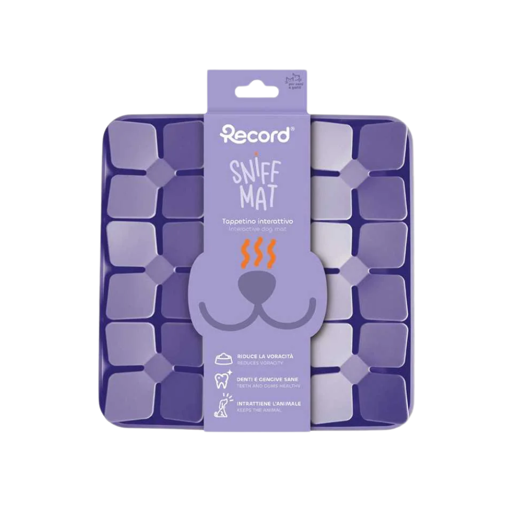 Record - Sniff Mat Tappetino Interattivo Cani e Gatti Colorazione Viola