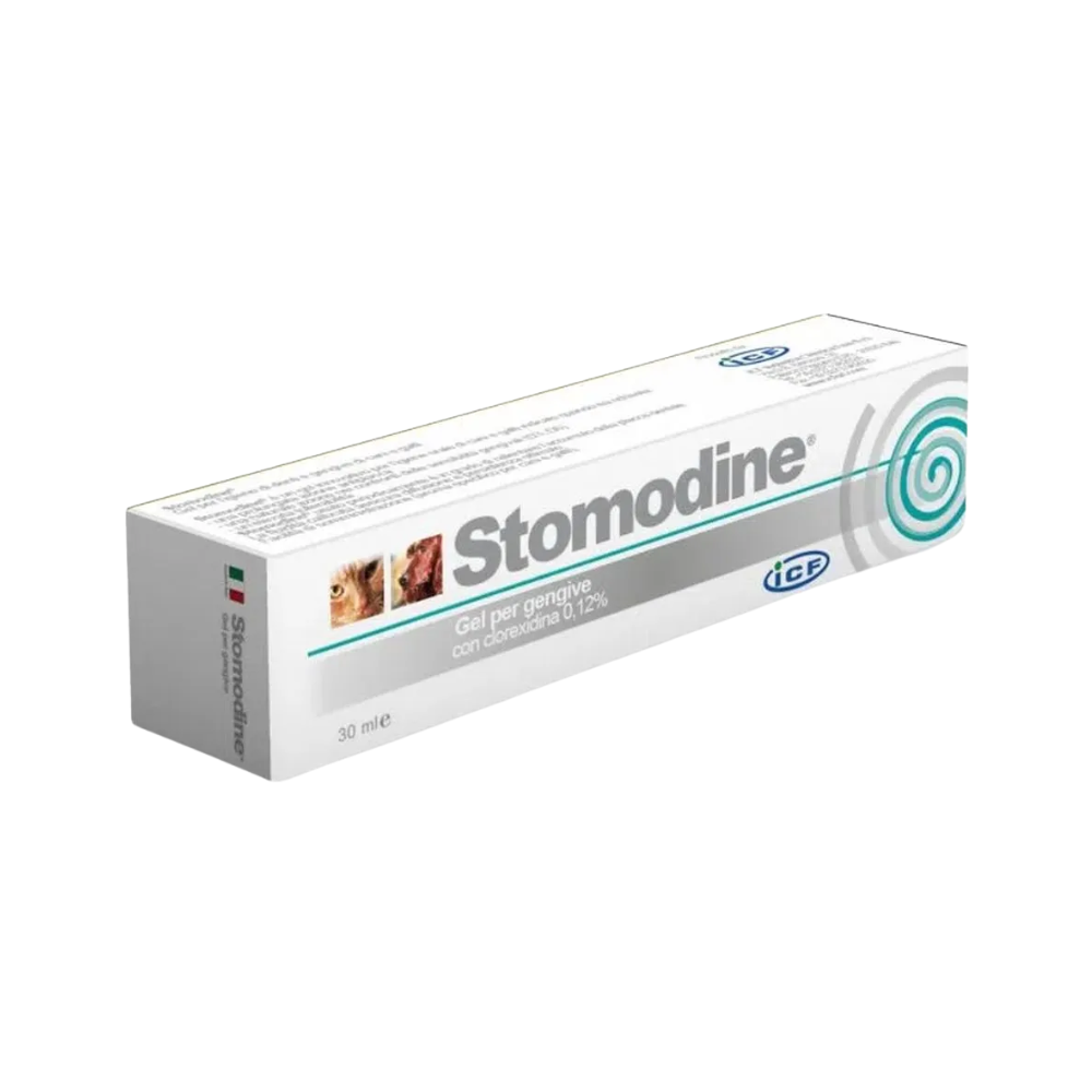 Stomodine - Gel Igiene Dentale e Gengivale per Cani e Gatti Confezione 30 Ml
